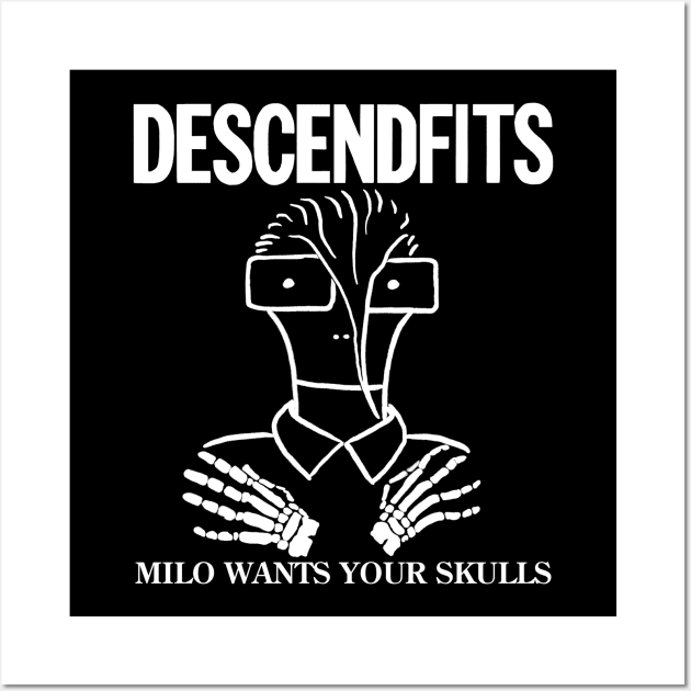 Descendfits - Milo Wants Your Skulls Wall Art by PainterBen